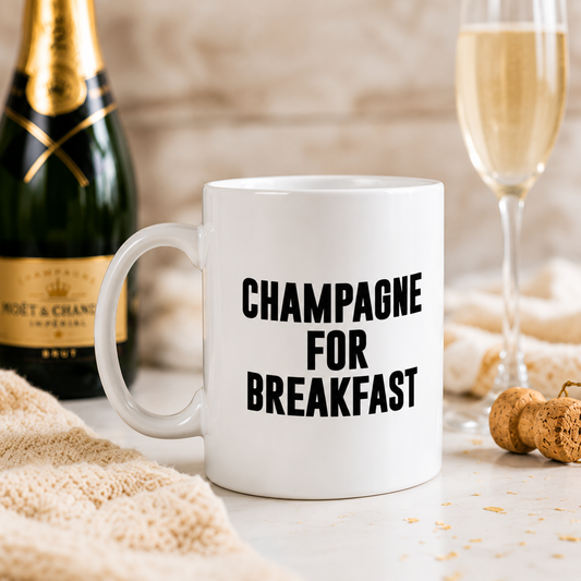 Champagne for Breakfast Mug